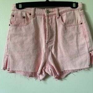 NWT pink denim short, size medium